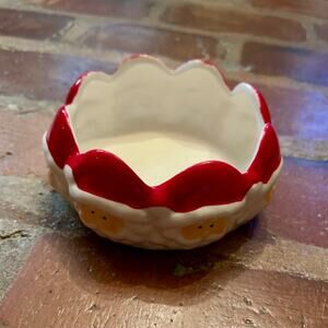 Royal Norfolk Santa Dish Candy Jar Candleholder Royal Norfolk Ring of Santas